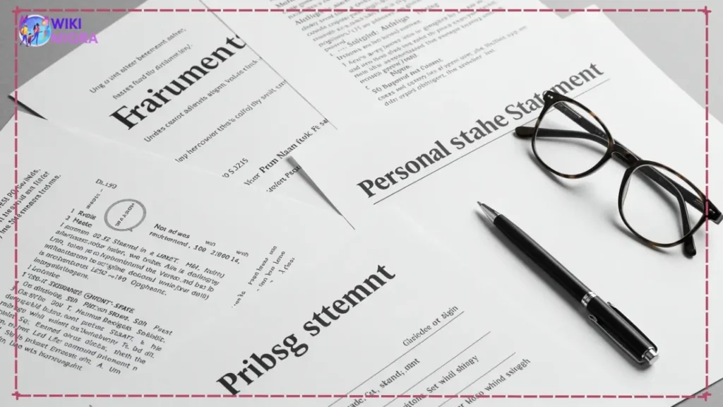 Several distinct MBA personal statement examples laid out for in-depth analysis and review.