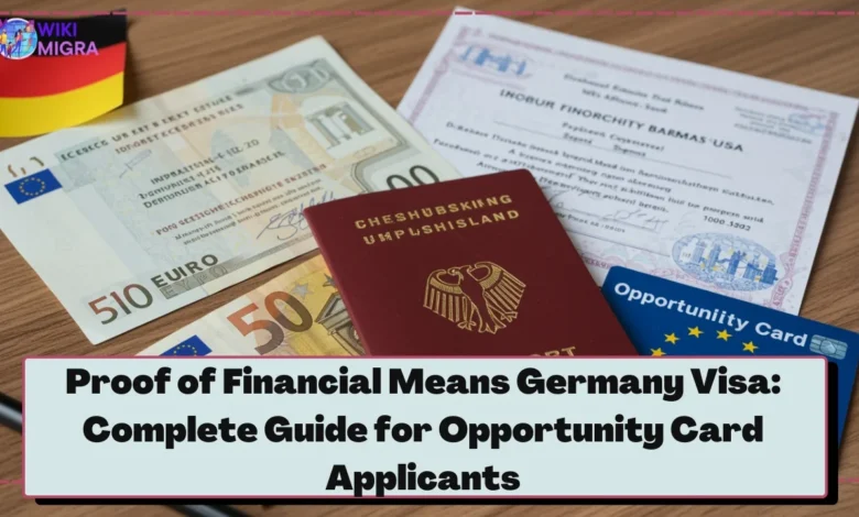 Proof of Financial Means Germany Visa