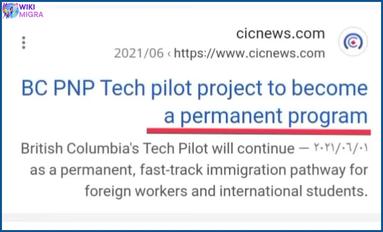 bc pnp tech pilot project to become a permanent program